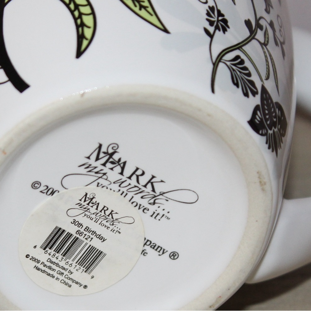 Pavilion Gift Company 30th Birthday Mug 18oz Birthday Gift Brand New Coffee Tea - Picture 2 of 4